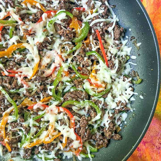 Wagyu Cheesesteak Skillet (Low Carb)