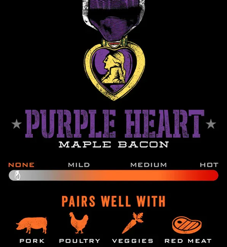Purple Heart Maple Bacon