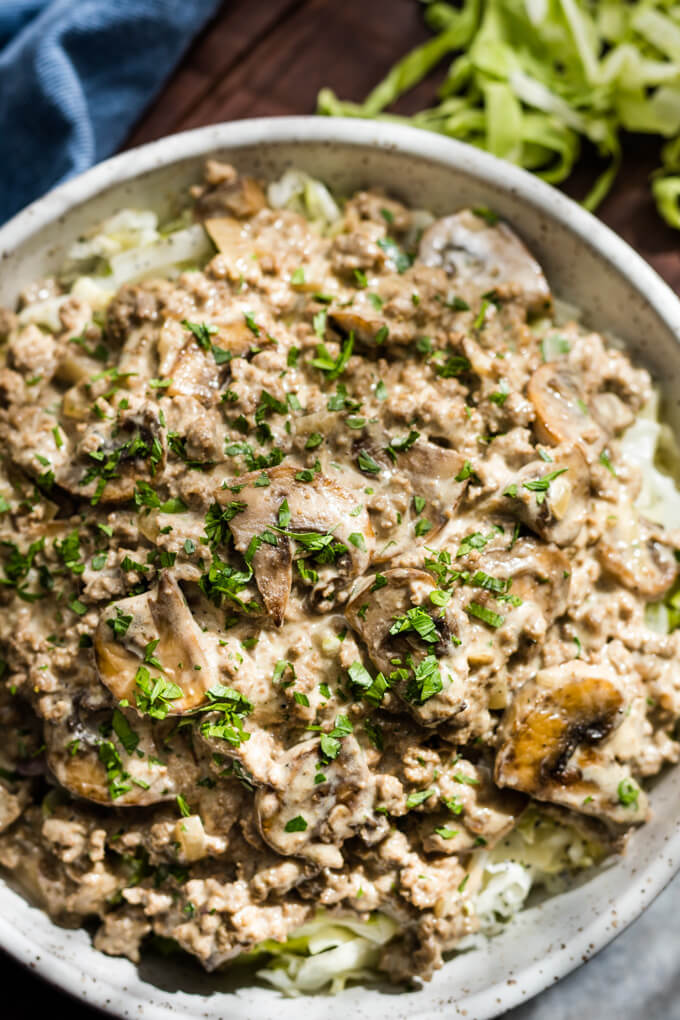 Wagyu Beef Stroganoff (Low Carb)